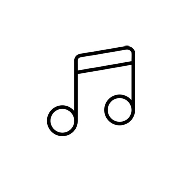 Sheet music, music, melody icon