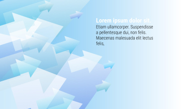 Arrows, vector background with space for text