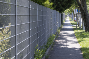Sidewalk Next to the Fence