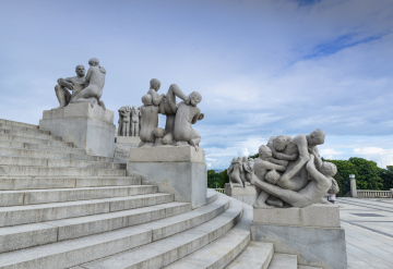 Vigeland Park in Oslo, Norway