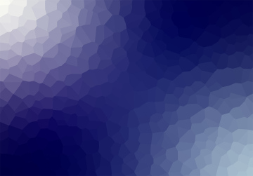 Gradient mosaic, blue background.