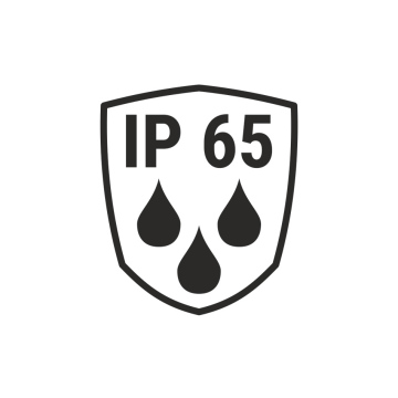 IP 65 protection, icon, symbol