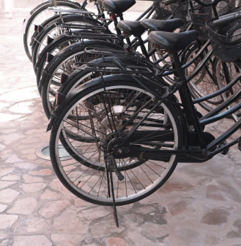 Parked Bicycles