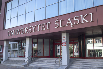 University of Silesia entrance to the building