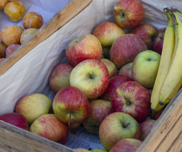 Apples in a Sales Box