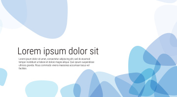 Blue Abstract Shapes, background for presentation, flyer, poster