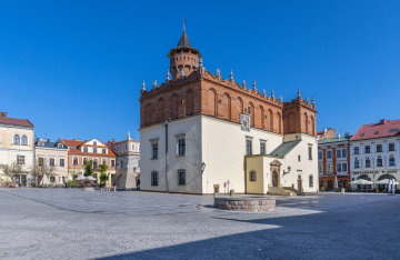 Historic Town Hall on the Market Square in Tarnów