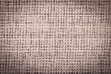 Braided background. Canvas, material of the surrounding vignette.