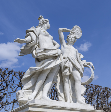 Sculptures in Belvedere, Vienna, Austria