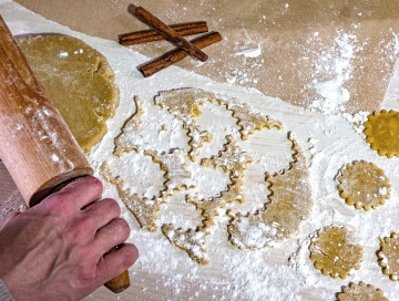 Rolling out Holiday Cakes