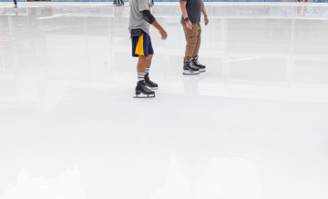 People on the ice rink