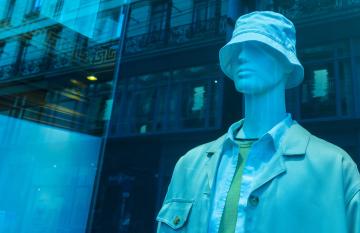 Mannequin in a shop window