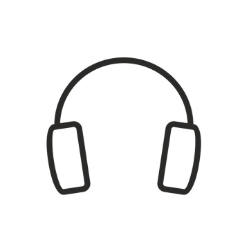 Headphones, free icon