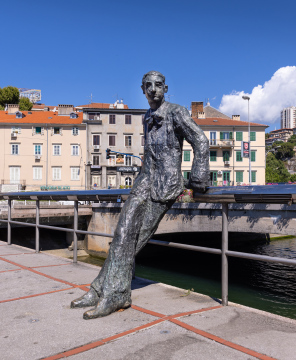 Janko Polic Kamov Monument in Rijeka.