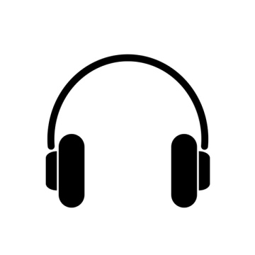 Headphones free icon, symbol