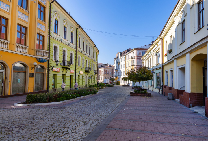 Historic tenement houses in Tarnów